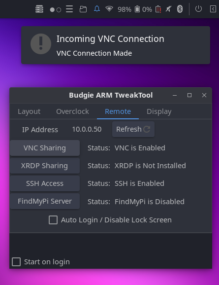Budgie ARM TweakTool Customization